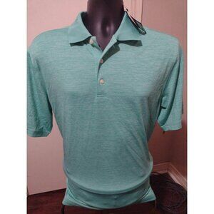 New Walter Hagan Essentials Golf Polo Shirt Men's Size Medium M Green 25+ UPF